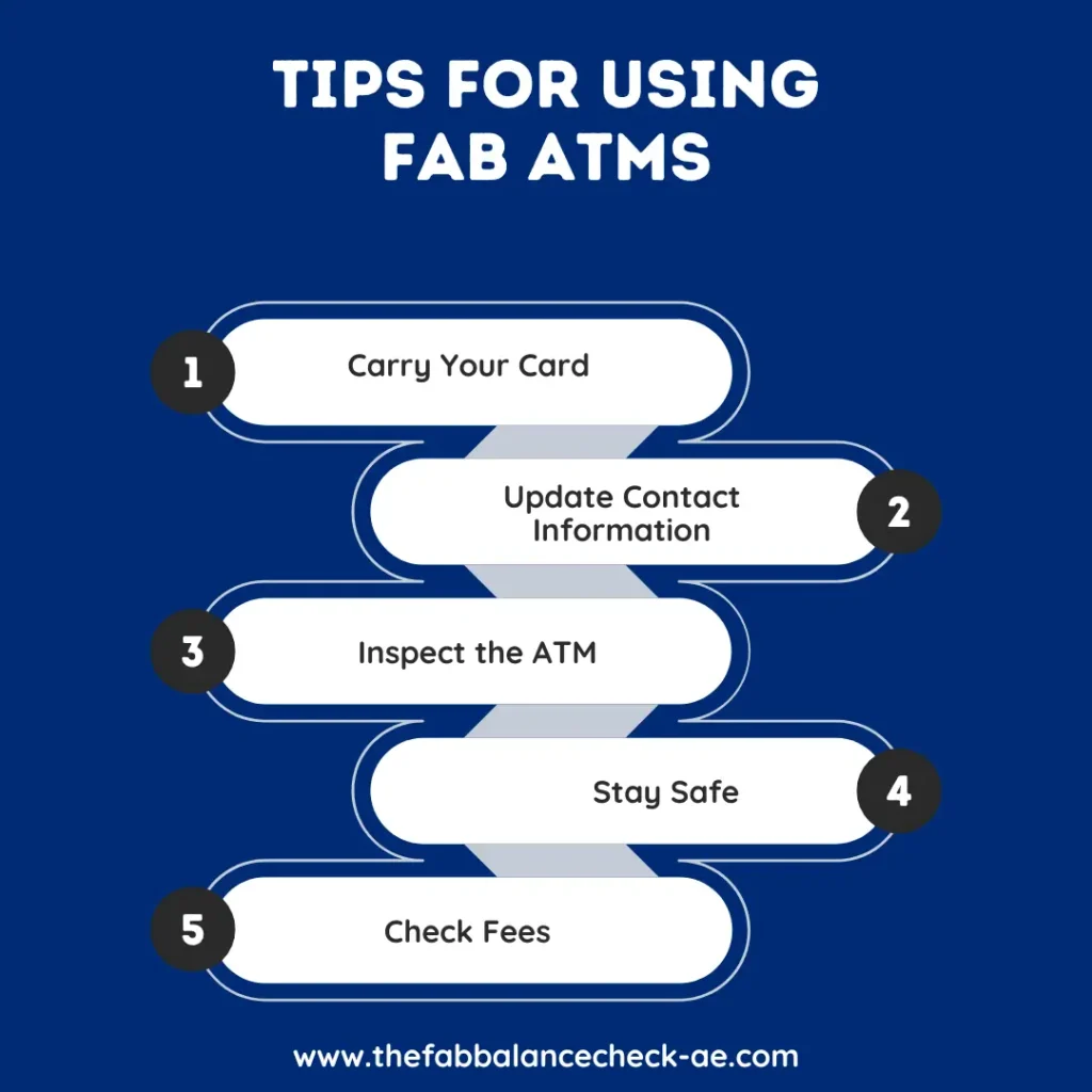 Tips for Using FAB ATMs